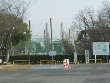 守山市民運動公園第2駐車場舗装工事着工前