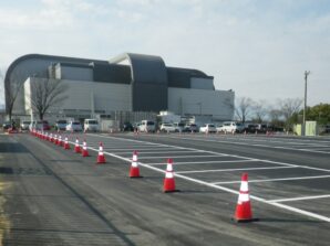 守山市民運動公園第2駐車場舗装工事完了